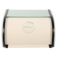 thumbnail image 1 of Metal Bread Box: Kitchen Countertop Small Bread Storage with Roll Top Lid Modern Bread Holder for Homemade Bakery Bread, 1 of 1