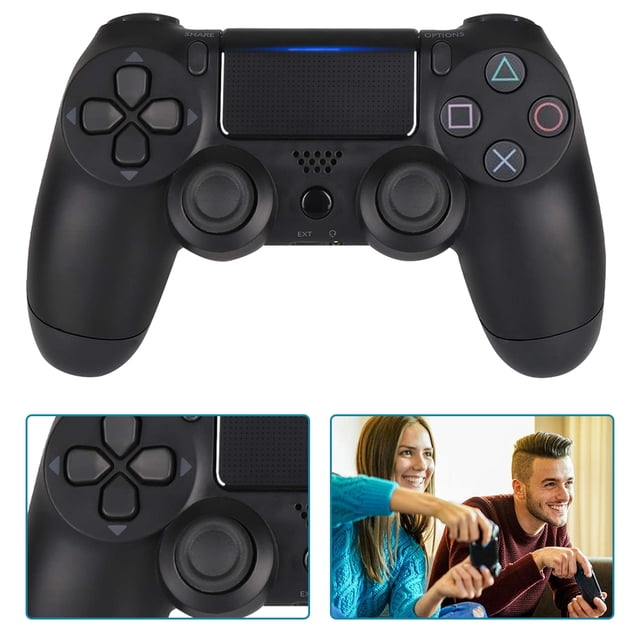 Controlador Inalámbrico Likrtyny 600mAh Panel Táctil para PS4 Negro