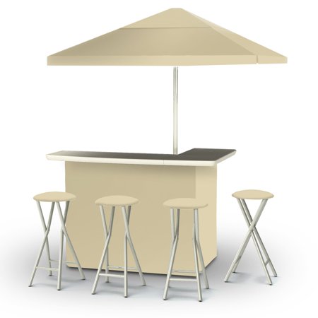 Best Of Times Deluxe Package Solid Patio Bar And Tailgating Center