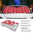 thumbnail image 5 of XMXT Car Sun Shade Windshield, Funny Red Christmas Decoration Sunshade for Car Windshield Sun Shades for Car SUV Truck, m, 5 of 9