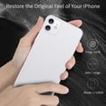 thumbnail image 6 of Mobile Phone Case Compatible for iPhone 14 Pro Max, Frosted Silicone Soft Cover for iPhone 14 Series,White, 6 of 6