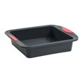 thumbnail image 2 of Trudeau 05115203 Square Cake Pan, Silicone/Steel, Grey/Coral, 8" x 8", 2 of 2
