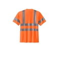 thumbnail image 4 of CornerStone ANSI 107 Class 3 Short Sleeve Snag-Resistant Reflective T-Shirt | Men's and Women's Safety Clothing, High Visibility Tee for Work, 4 of 4
