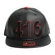 416 Toronto - The Cap Guys TCG / Inspired Exclusives PU Noir/rouge Bracelet Cap – image 1 sur 5