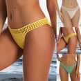 thumbnail image 4 of Sexy Crochet Bikini Cotton Hand Knitted Swimsuit Women Sexy Beach Wear underwear, 4 of 11