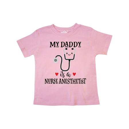 

Inktastic Nurse Anesthetist Dad Nursing Gift Toddler Boy or Toddler Girl T-Shirt