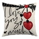 thumbnail image 2 of Cubiertas de Almohada de Día de San Valentín Irlandesa Impresión de Lino 45x45cm, Cubiertas de Cojín de Sofá para San Patricio, Decorativo, Festivo, Decoración Del Hogar E Idea de Regalo, 2 of 2