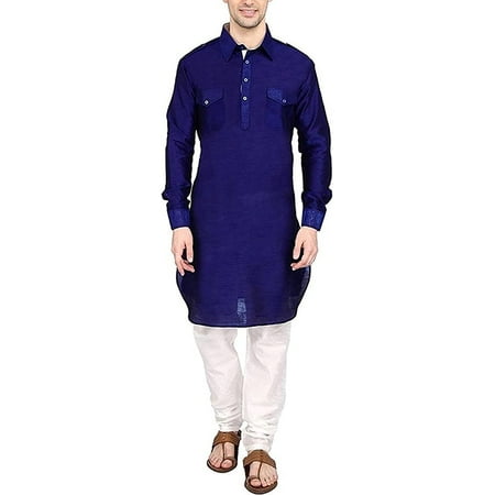 

Royal Occassional Silk Blended Pathani Kurta s For Men