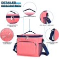 thumbnail image 3 of Lunch Bags Insulated. Lunch Box Cool Bag With Shoulder Strap. Thermal Lunch Tote, 3 of 5