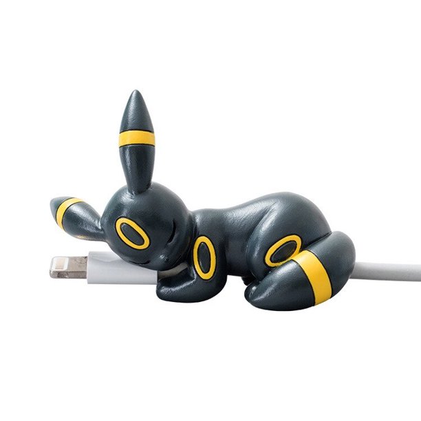 Pokemon Usb protector cabestrillo Cable Bite Pikachu taza mascota Eevee muñecas juguete para regalo Gao Jiahui unisex