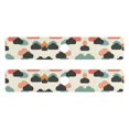 thumbnail image 7 of Yayeee Faucet Mat for Kitchen Sink 30" Diatomite Long Splash Guard Pad, Simple Clouds, 2 Pack, 7 of 7