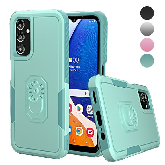 TASHHAR Samsung Galaxy A14 5G Case Military Grade Double Layer Drop Resistant Durable for Galaxy A14 5G Phone - Light Green