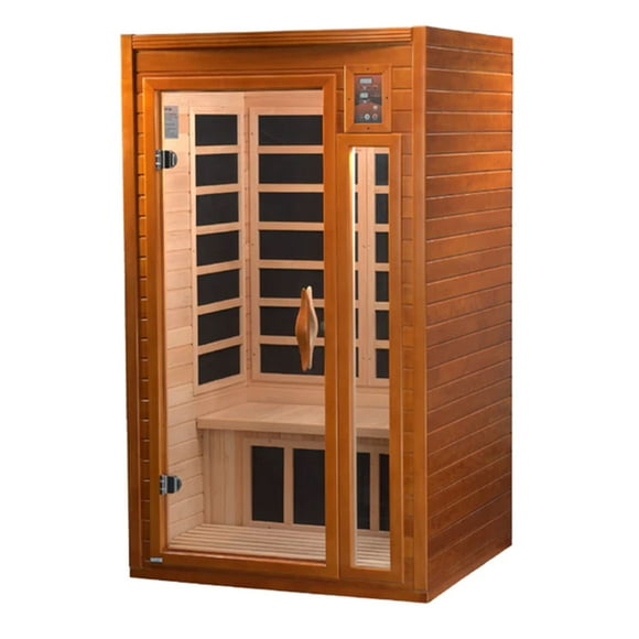 DYNAMIC SAUNAS Barcelona 1 to 2 Person Low EMF FAR Infrared Home Sauna