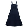 thumbnail image 2 of INC Womens Navy Tiered Square Neck Maxi Evening Wrap Dress L, 2 of 2