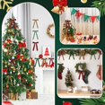 thumbnail image 6 of 48 Pcs Velvet Christmas Wreath Bow Bulk Christma Velvet Bow Vintage Ribbon Bows Xmas Tree Bows for Christmas Autumn Garland Wedding Decoration 3 Size Width of 3/8'' 5/8'' 1'' (Classic Color), 6 of 8