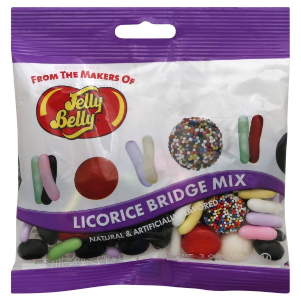 Jelly Belly, Licorice Bridge Mix, 3 Oz