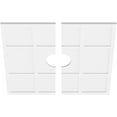 thumbnail image 2 of 38"OD x 7"ID x 13 1/4"C x 1"P Rubik Architectural Grade PVC Contemporary Ceiling Medallion, Two Piece, 2 of 11