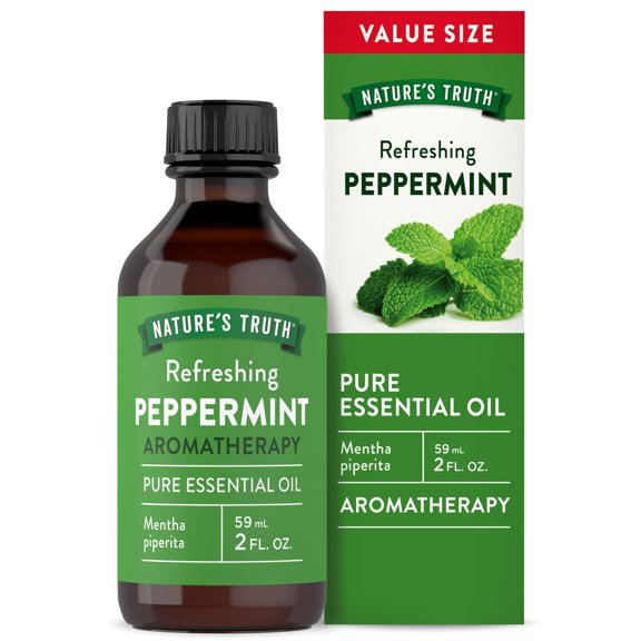 Aceite esencial Nature's Truth Peppermint 60 ml para difusor