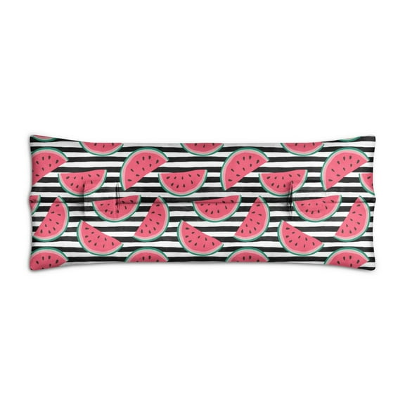 Tropical Watermelon Print Seatbelt Pillow Sweet & Fresh Design for Post-Op Comfort (Lightweight & Portable)