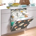 thumbnail image 4 of Hedgehog Mushroom Dishwasher Magnetic Covers Magnet Sticker Kitchen Decor Dishwasher Refrigerator Front Door Covers Decorative Magnetic 23" x 26", 4 of 6