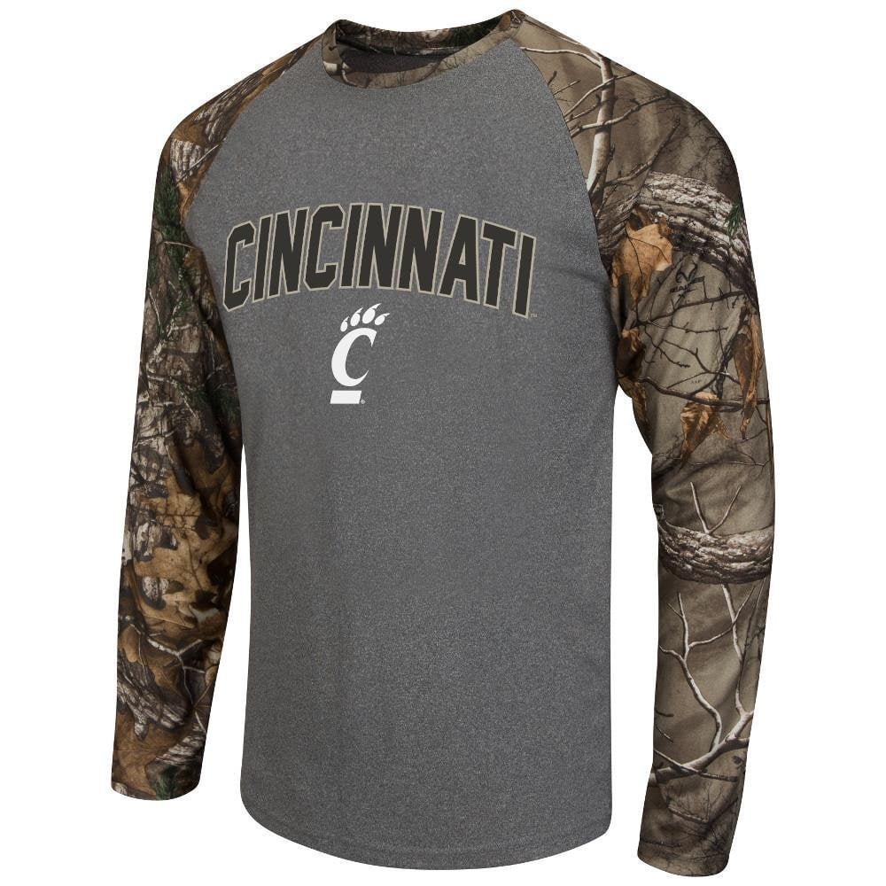 Tagless Mens Tech Tee-Charcoal Grey Colosseum Mens NCAA Athletic T Shirt