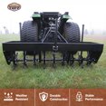 thumbnail image 2 of Field Tuff 60" 3-Point Plug Aerator, Heavy-Duty Steel, Cat 0 & 1 Tractors, Black, 2 of 9