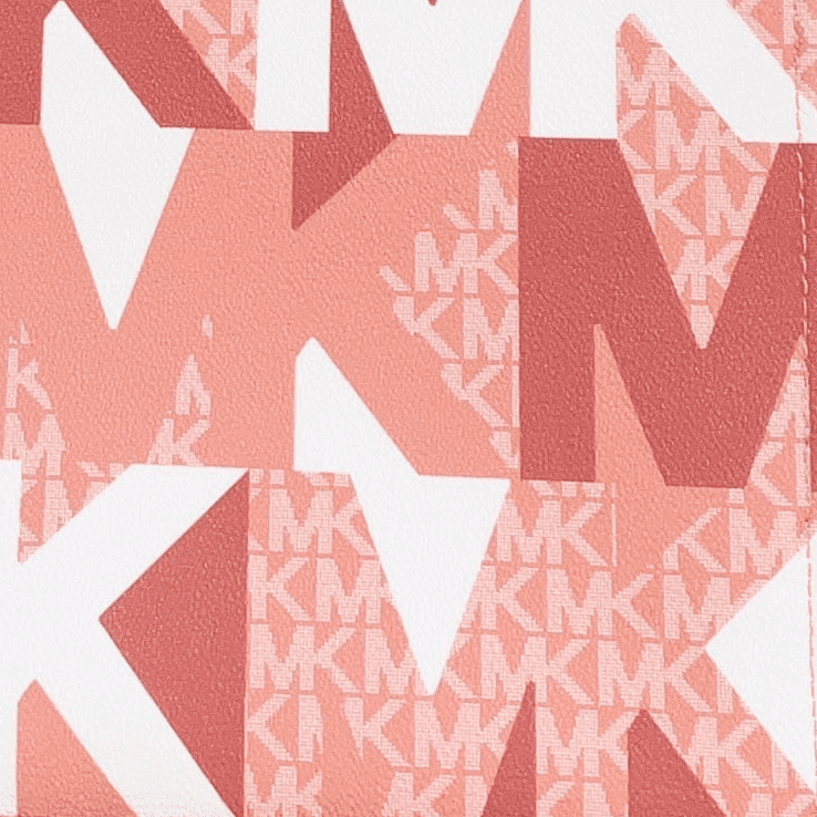 Michael Kors ☜UNBOXING☞ KENLY LARGE LOGO TOTE BAG / Pink / Brown 