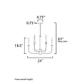 thumbnail image 5 of Maxim Lighting - Six Light Chandelier - Chandelier - Wesley-6 Light, 5 of 5