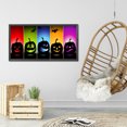 thumbnail image 4 of Cuadros Decorativos DIY completo taladro redondo diamante pintura calabaza monstruo hecho a mano habitación decoración arte Tmvgtek embutido en tela, 4 of 9