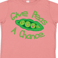 thumbnail image 4 of Inktastic Give Peas a Chance. Boys or Girls Toddler T-Shirt, 4 of 5