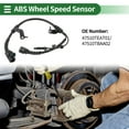 thumbnail image 2 of Sensor de velocidad de rueda ABS Unique Bargains Sensor ABS Sistema de frenos antibloqueo No.47510TEAT01 para Honda Civic 2016-2021 Trasero Derecho, 2 of 7