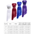 thumbnail image 4 of IBTOM CASTLE Women Lyrical Dance Dress Sequin Lace Floral Crop Top Asymmetrical Flowy Mesh Tulle Skirt 2PCS Outfits L Royal Blue, 4 of 8