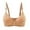 Khaki, variant on QLEICOM Everyday Bras for Women, Women's Comfort Lift Wirefree Bra Thin Large Size Breathable Gathered Underwear Non-steel Bra Daily Brass No Underwire Hot Pink Cup 42/95BC