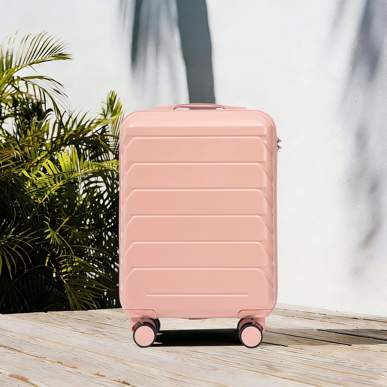 20 Inch Abs Hard Shell Travel Checked Luggage - Scratch Resistant