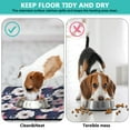 thumbnail image 4 of Botanical Dog Feeding Mat - Tropical Print, Waterproof Pet Bowl Mat Durable, 4 of 5