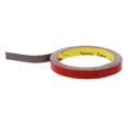 thumbnail image 2 of 3X Strong Permanent Double Sided Super Sticky Foam Tape Roll For Vehicle Car, Red 12MMx3M, 2 of 5