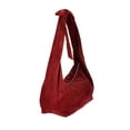 thumbnail image 3 of No Boundaries Women's Bow Hobo Bag, Wine, 3 of 5