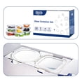 thumbnail image 2 of Juego de 9 Contenedores de Vidrio para Alimentos Bayco, Herméticos y a Prueba de Fugas, 2 of 6