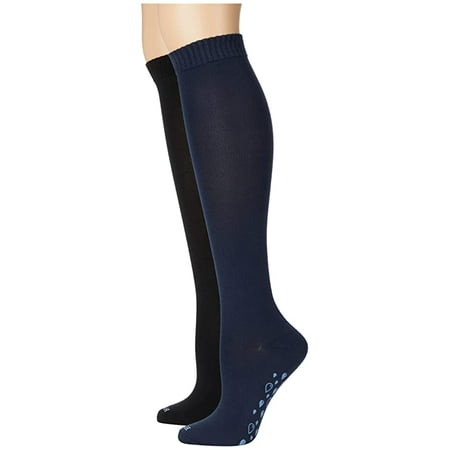 HUE Rubber Boot Knee Socks 2-Pack