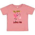 thumbnail image 3 of Inktastic My Mimi Loves Me Flamingo Boys or Girls Baby T-Shirt, 3 of 5