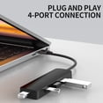 thumbnail image 6 of Naierhg Usb Hub with 4 Usb3.0 Ports High-speed Usb Hub for Fast File Transmission Usb3.0 Hub 4-in-1 Multifunctional Docking Station for Laptop Mobile Phone, 6 of 8