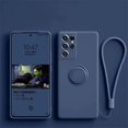 thumbnail image 3 of Silicone Case For Samsung Galaxy S24 Ultra S22 S23 S20 Plus Magnetic Ring Holder Cover Galaxy Note 20 Ultra 10 Shockproof Funda, 3 of 5