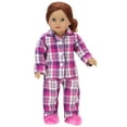 thumbnail image 3 of Sophia's Flannel Pajama & Slippers Set for 18'' Dolls, Pink, 3 of 4