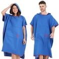 thumbnail image 7 of Winthome Surf Poncho Changing Robe with Hood and Pocket Quick Dry Lightweight Changing Towel Poncho Blue for Surfing Beach Swimming Outdoor Sports, 7 of 7