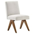 thumbnail image 3 of Modway Lyra Fabric Dining Room Side Chair - Set of 2 in Ivory Fabric, 3 of 10