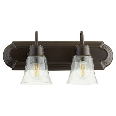 

Quorum International 5094-2-2 2 Light 18 Wide Bathroom Vanity Light - Bronze