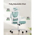 thumbnail image 2 of Silla de Oficina Marsail Ergonómica Respaldo Alto de Malla con Soporte Lumbar, 2 of 7