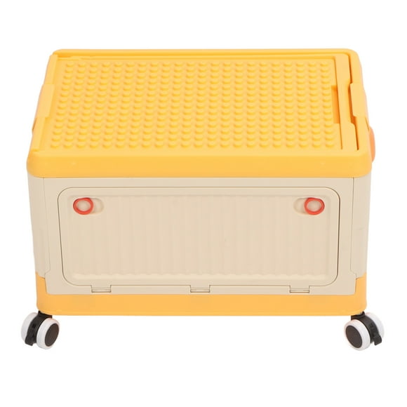 Storage Bins With Wheels, Children Building Blocks Organizer Rolling Toy Toy Box Toy Organizers And Storage Bins Kids Toy Organizers And Storage Bins With Lids for Nursery,Playroom