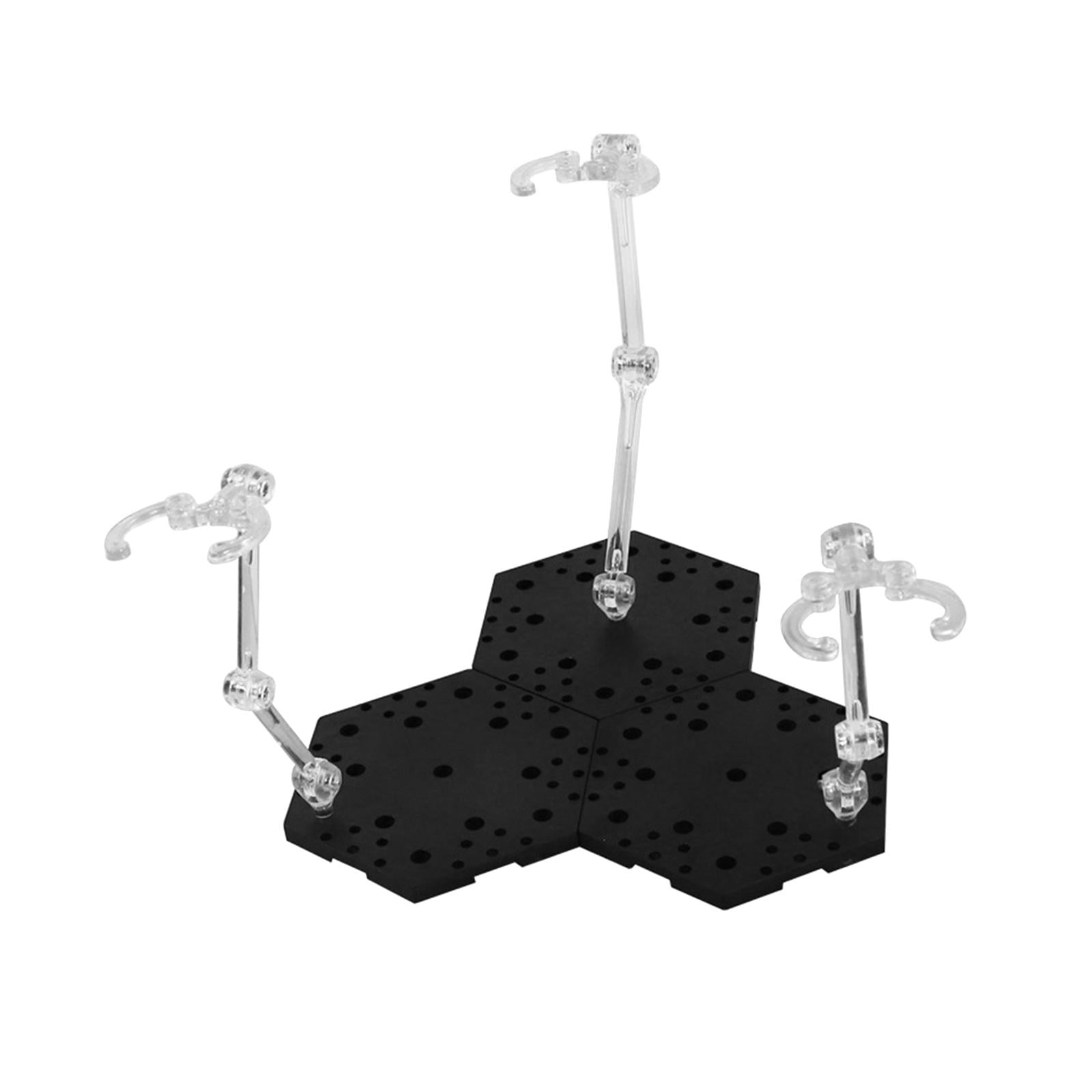 Action Figure Base Display Stand Table Party Game Black