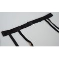 thumbnail image 5 of Women Black Simplicity Elasticity 4 Straps Metal Clips Sexy Garter Belt for Stockings S509, 5 of 6